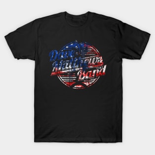 #DMBLOGO Dave Matthews Band American flag T-Shirt